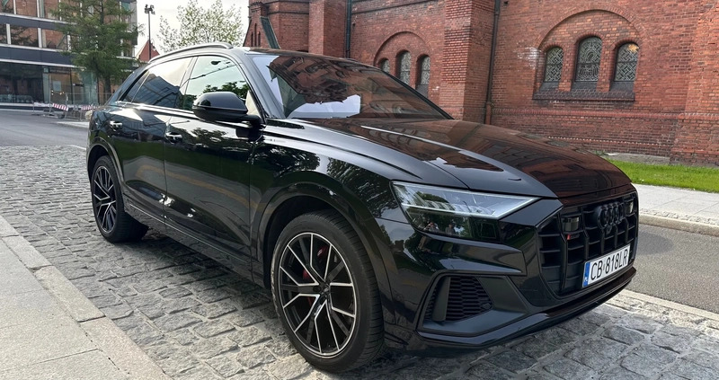 Audi SQ8 cena 448000 przebieg: 95721, rok produkcji 2020 z Bydgoszcz małe 704